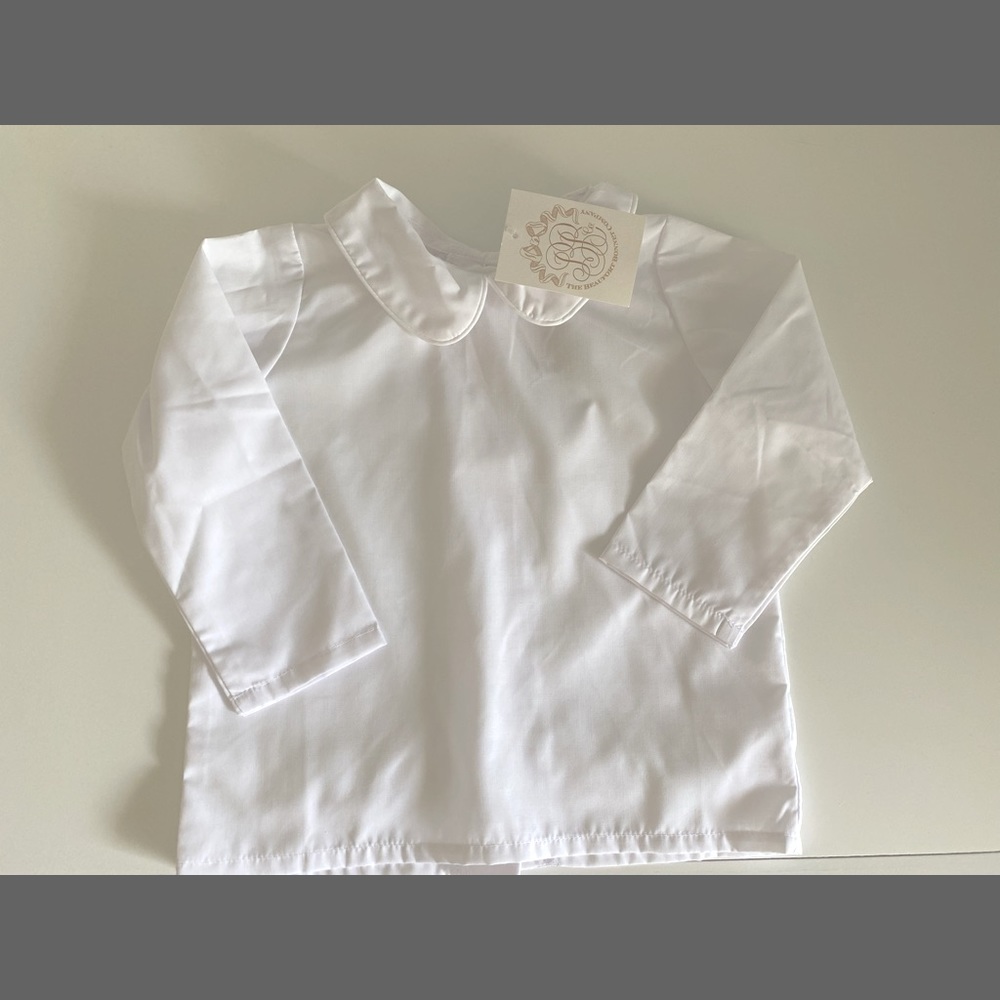 TBBC Peter Pan Collar Shirt (Long Sleeve Woven) 3T